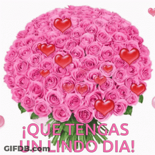 Buenos Dias Flores GIF