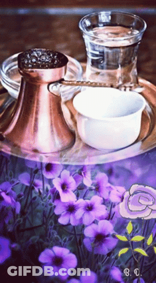 Buenos Dias Flores GIF