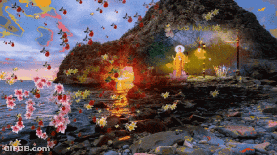 Buenos Dias Flores GIF