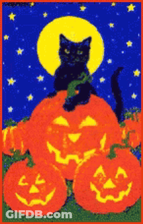 Buenos Dias Halloween GIF