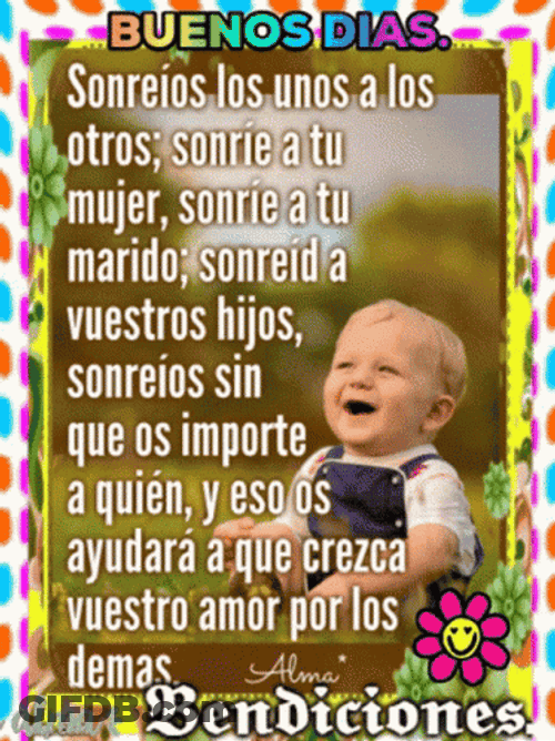 Buenos Dias Hijo GIF