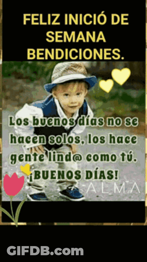 Buenos Dias Lunes GIF