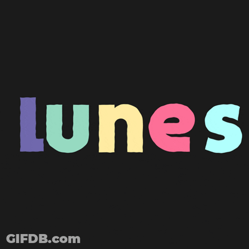 Buenos Dias Lunes GIF