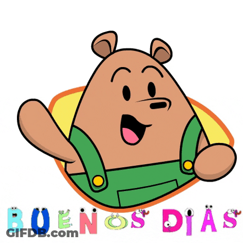 Buenos Dias Mi Amor Bear Pants GIF