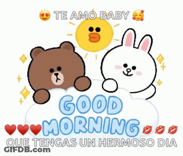 Buenos Dias Mi Amor Cony Brown GIF