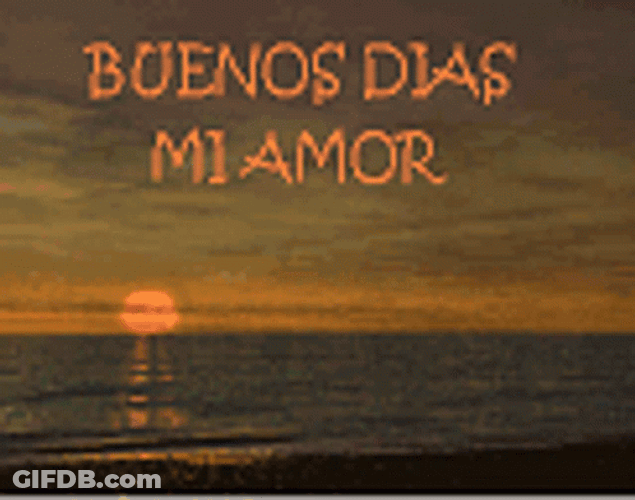 Buenos Dias Mi Amor Te Amo GIF