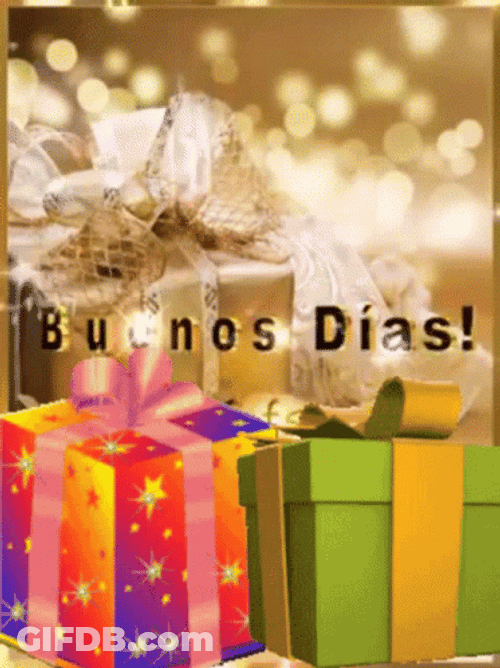 Buenos Dias Navideños GIF