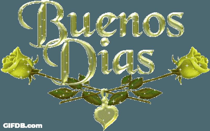 Buenos Dias Rose GIF