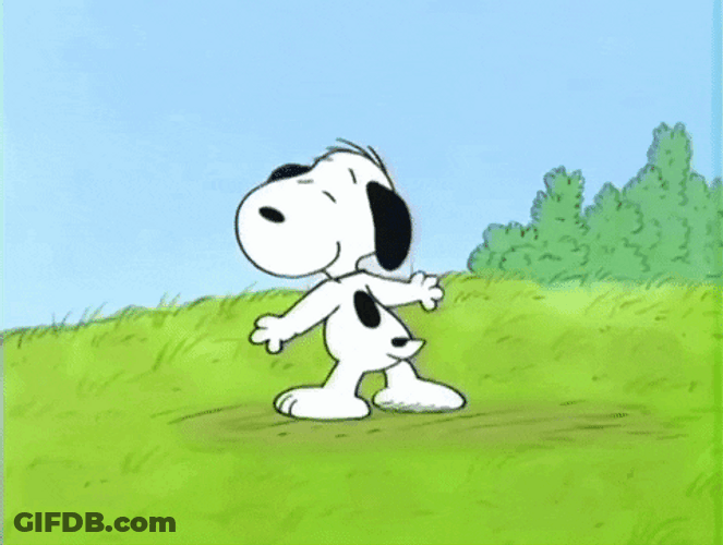 Buenos Dias Snoopy GIF
