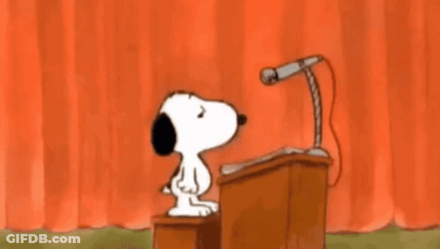 Buenos Dias Snoopy GIF
