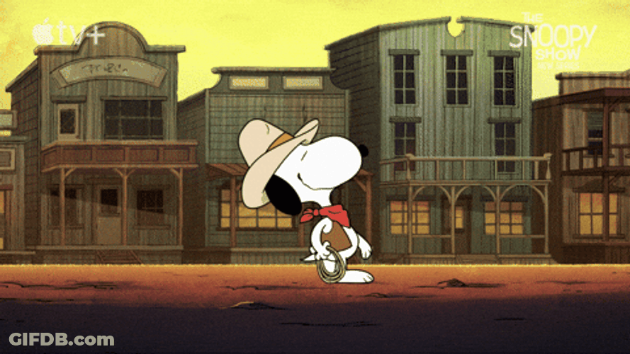 Buenos Dias Snoopy GIF