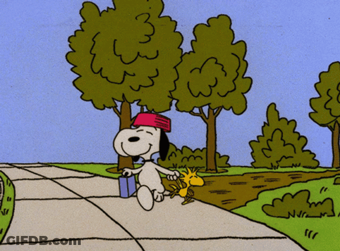 Buenos Dias Snoopy GIF