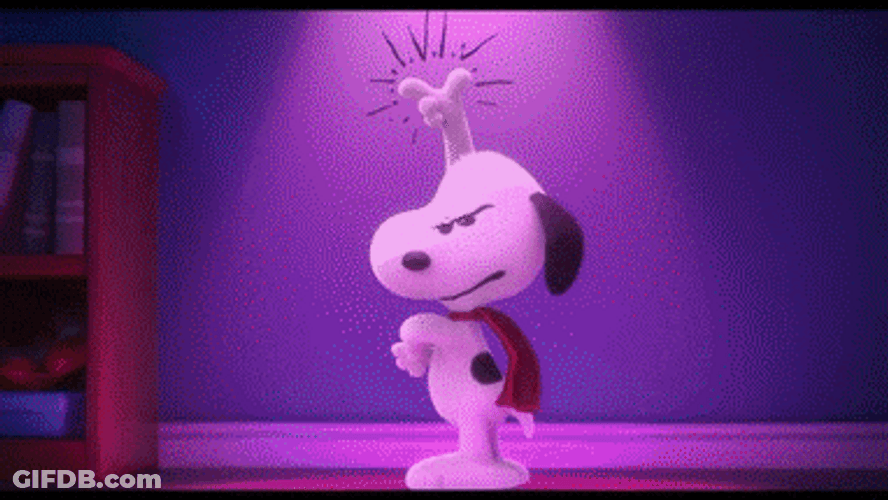 Buenos Dias Snoopy GIF