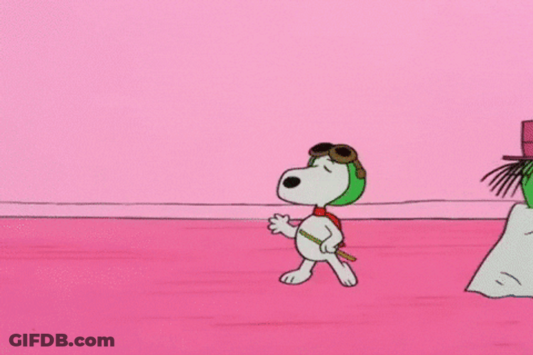 Buenos Dias Snoopy GIF
