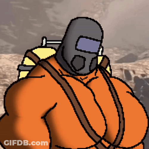 Buff Lethal Company Pumping GIF