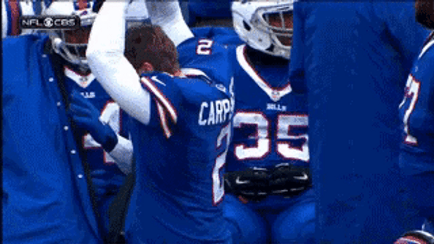 Buffalo Bills Carpenter Helmet Fail GIF