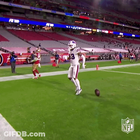 Buffalo Bills Football Player Kicking GIF