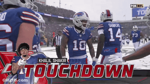 Buffalo Bills Football Player Number 16 GIF