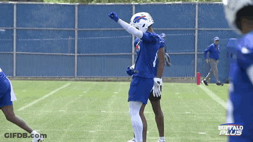 Buffalo Bills Football Player On Field GIF