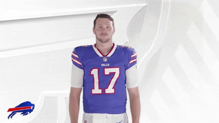 Buffalo Bills Josh Allen Hands Up GIF