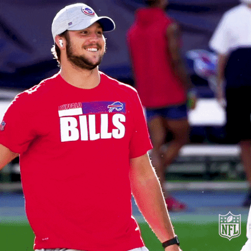 Buffalo Bills Josh Allen Playful Throwing GIF