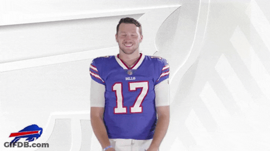 Buffalo Bills Josh Allen Thinking GIF