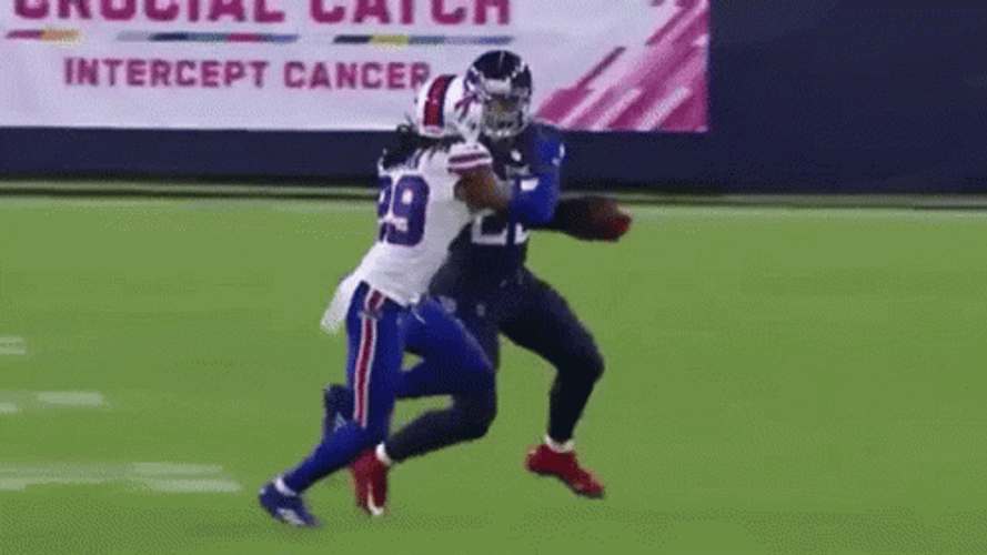 Buffalo Bills Josh Norman Pushed GIF