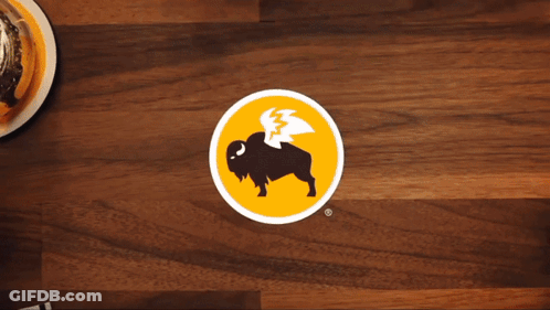 Buffalo Bills Logo On Wood GIF