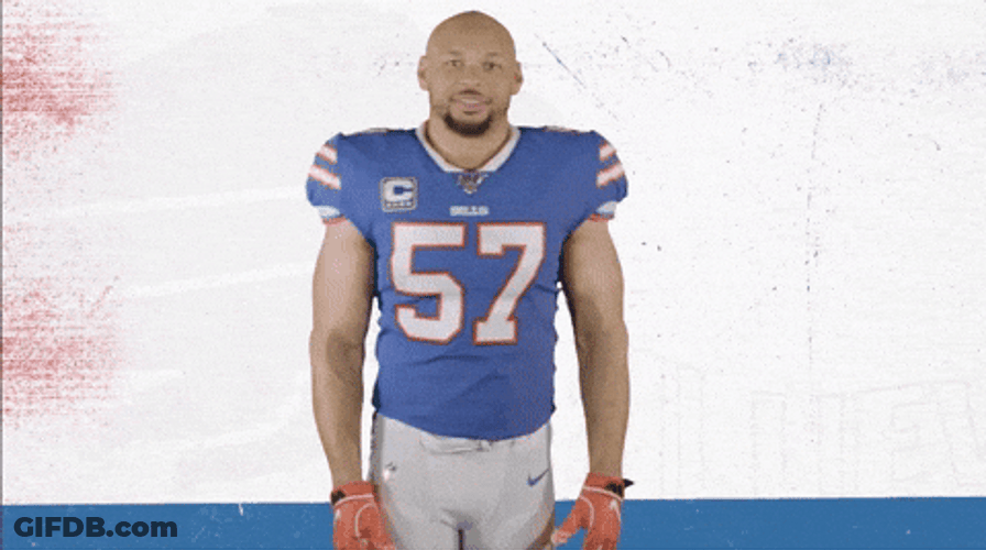 Buffalo Bills Lorenzo Alexander Thumbs Up GIF