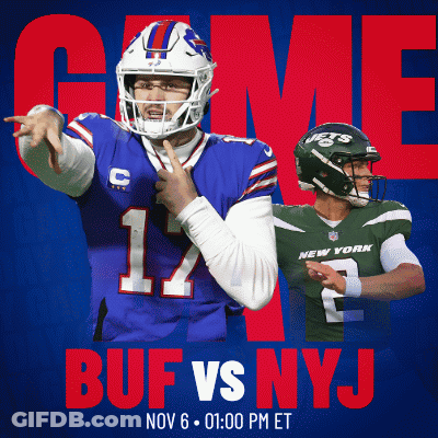 Buffalo Bills Player And New York Jets Player GIF