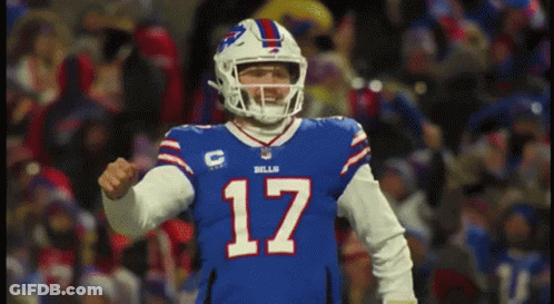 Buffalo Bills Player Number 17 Thumbs Up GIF