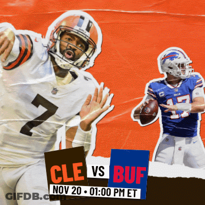 Buffalo Bills Poster Saying Buf Wins GIF