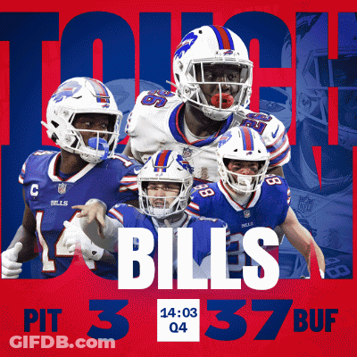 Buffalo Bills Poster With Players GIF