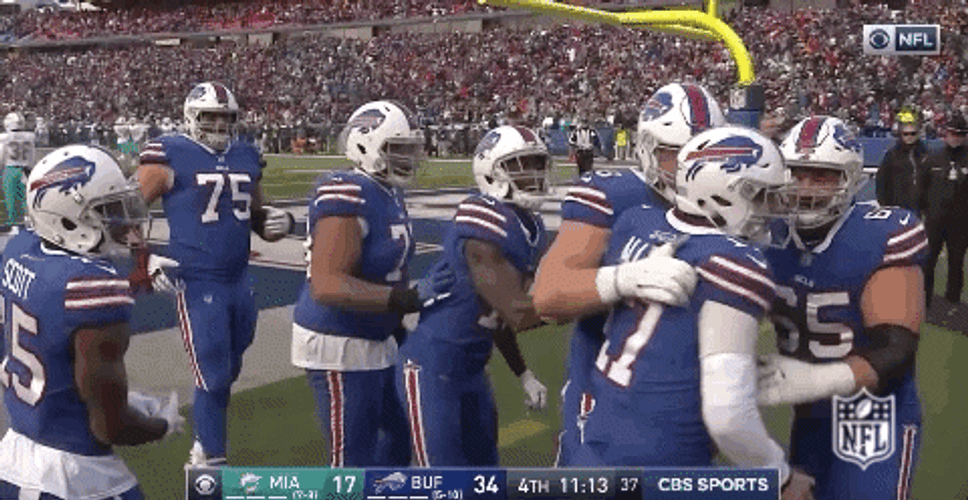 Buffalo Bills Team NFL Celebration GIF