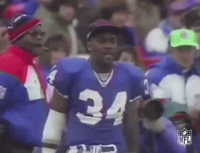 Buffalo Bills Thurman Thomas Let's Go GIF