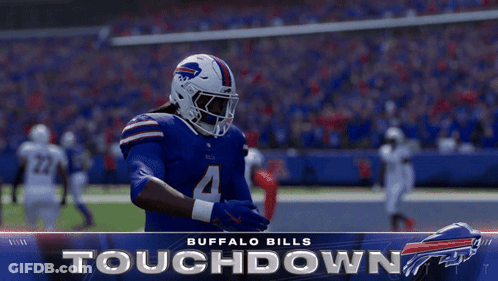 Buffalo Bills Touchdown Poster GIF