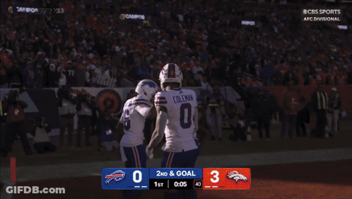Buffalo Bills Vs Broncos On CBS Sports GIF