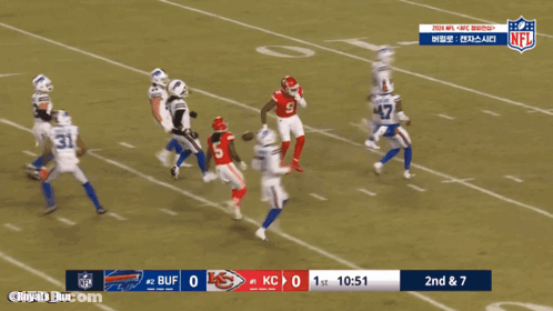 Buffalo Bills Vs Chiefs Football Game GIF