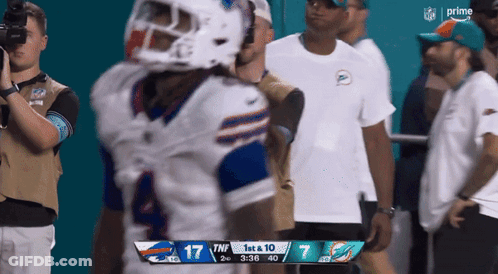 Buffalo Bills Vs Dolphins Football Game GIF