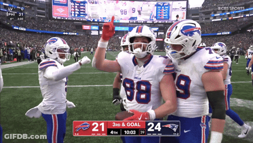 Buffalo Bills Vs Patriots Football Game On CBS Sports GIF