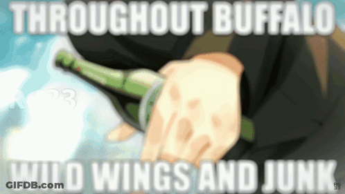 Buffalo Wild Wings And Junk Sign GIF