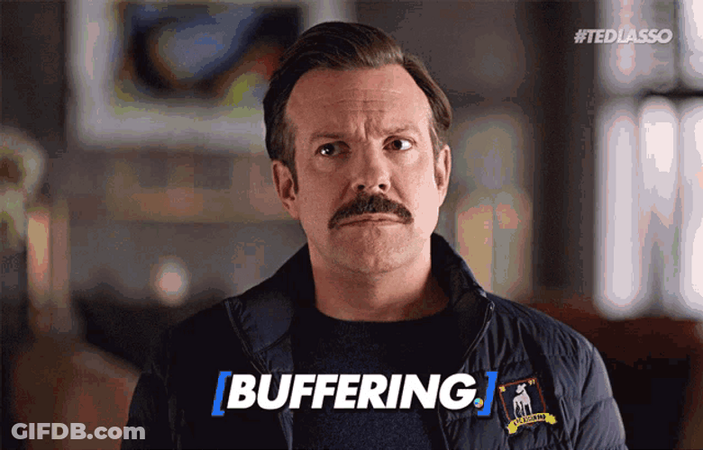 Buffering Confused Shocked Ted Lasso Jason Sudeikis GIF
