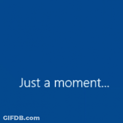 Buffering Just A Moment Loading Windows Icon GIF