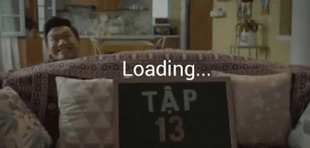 Buffering Loading Smile Couch Mr. Cantro GIF