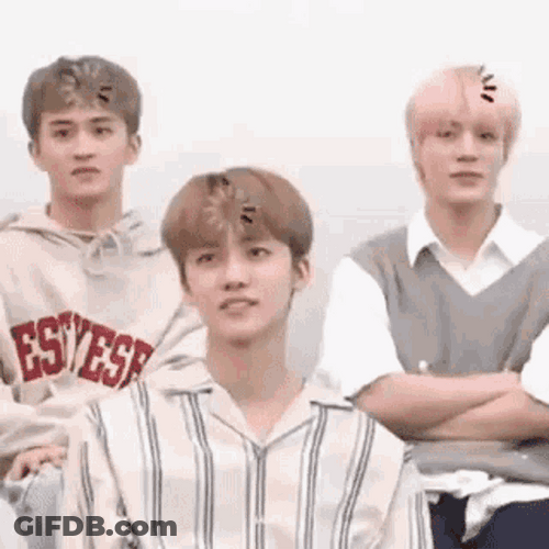 Buffering NCT Dream Jaemin Mark Jeno Glitch Mode GIF