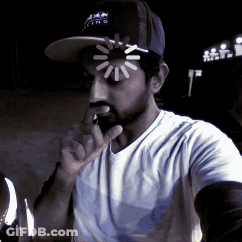 Buffering Pause Thinking Faisal Khan Glitch GIF