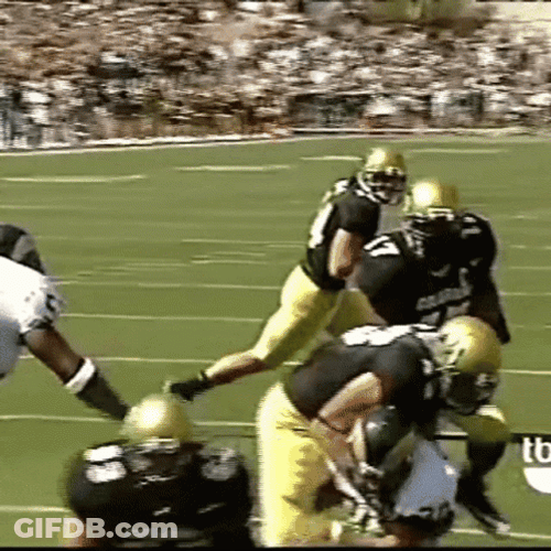 Buffs Colorado Buffaloes Take Down GIF