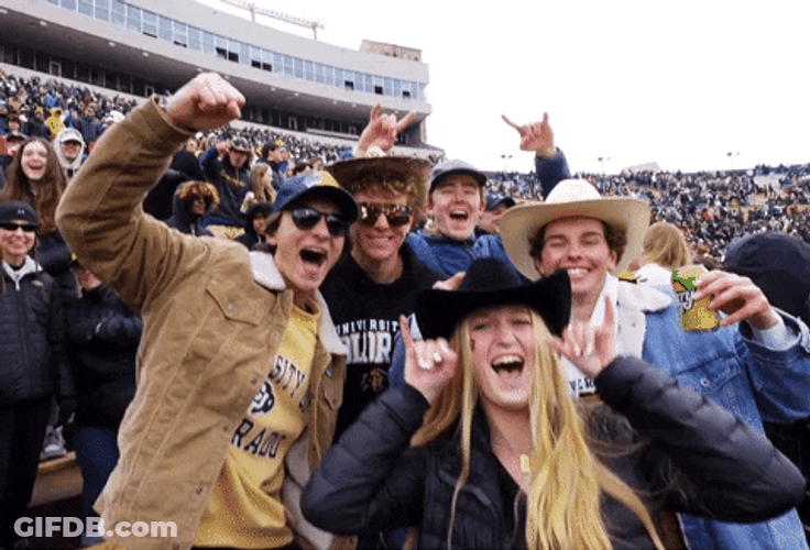 Buffs Fans Ecstatic Cheering GIF