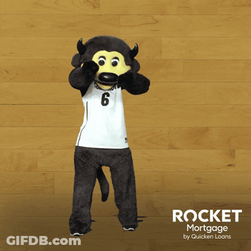 Buffs Mascot Dancing Game Time GIF
