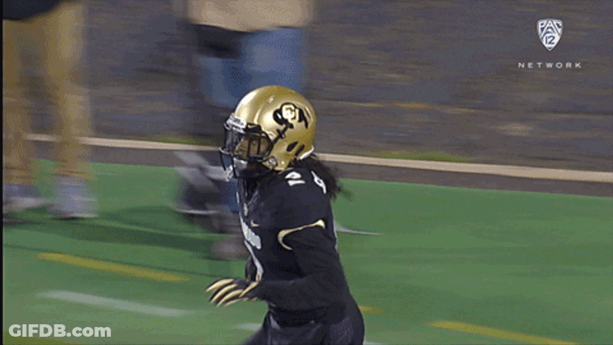 Buffs Player Excited Shoulder Pop GIF
